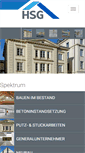 Mobile Screenshot of hsg-bau.de